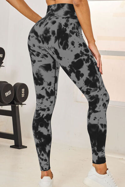 Tie-Dye High Waist Active Leggings - FitFemme.Shop