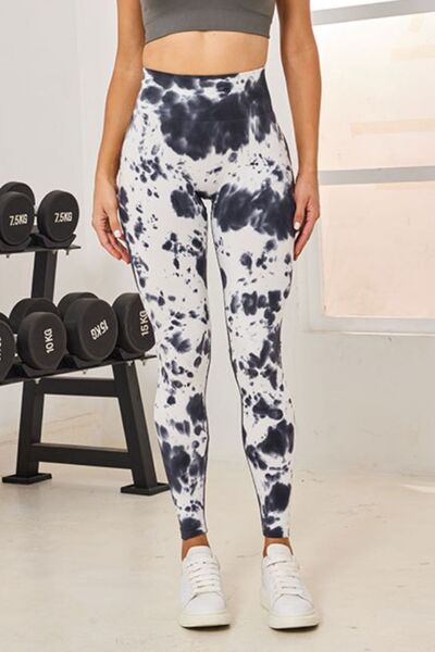 Tie-Dye High Waist Active Leggings - FitFemme.Shop