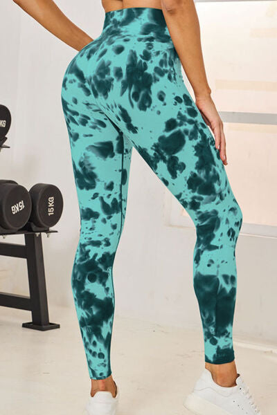 Tie-Dye High Waist Active Leggings - FitFemme.Shop