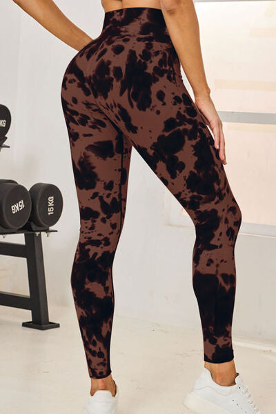 Tie-Dye High Waist Active Leggings - FitFemme.Shop