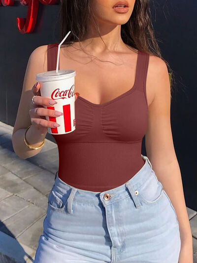 Wide Strap Active Tank - FitFemme.Shop