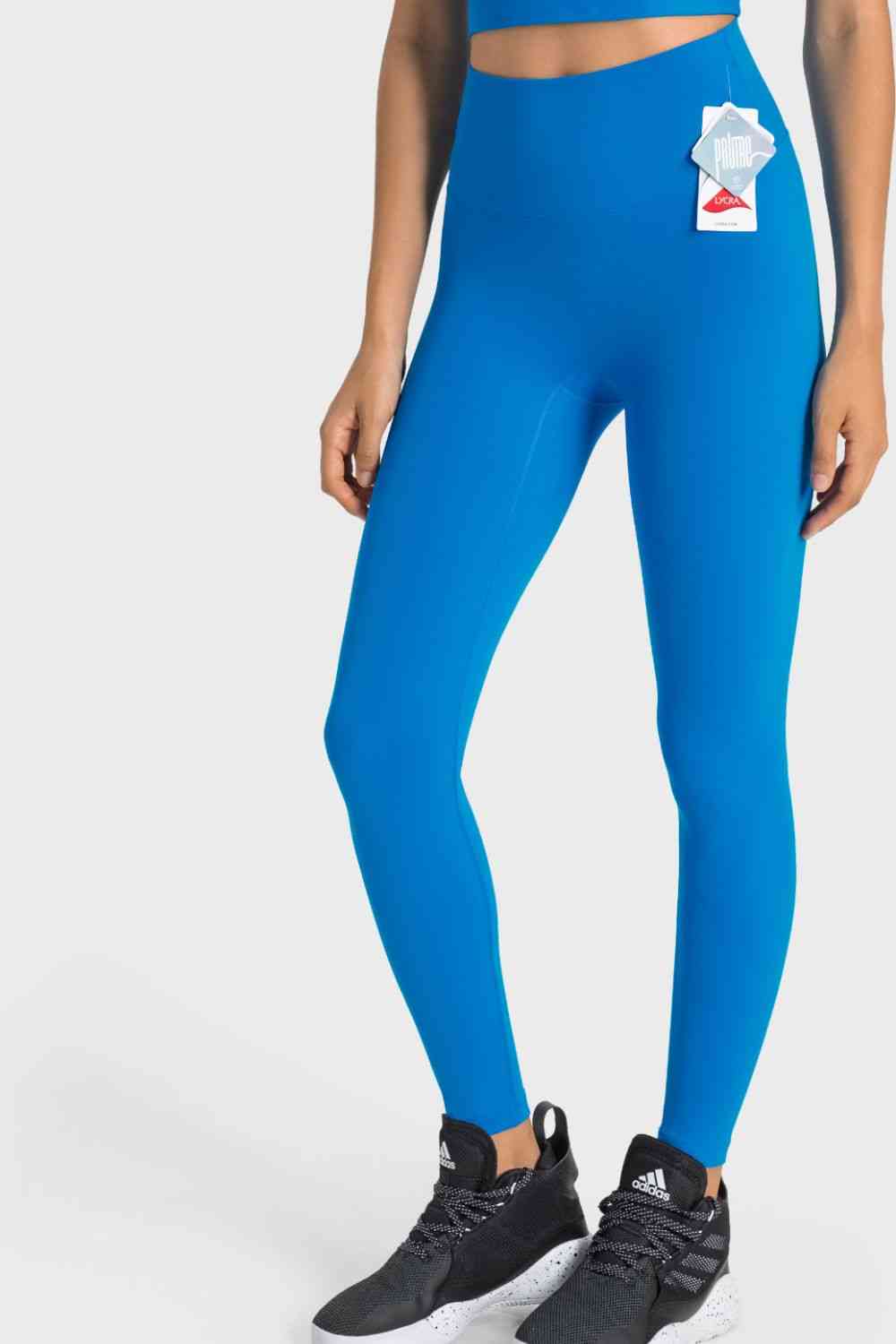 Millennia High-Rise Wide Waistband Yoga Leggings - FitFemme.Shop