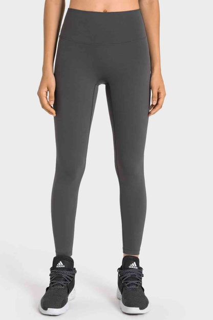 Millennia High-Rise Wide Waistband Yoga Leggings - FitFemme.Shop