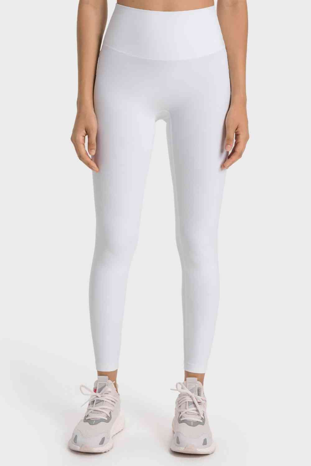 Millennia High-Rise Wide Waistband Yoga Leggings - FitFemme.Shop