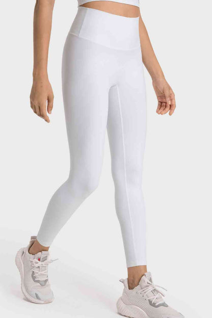Millennia High-Rise Wide Waistband Yoga Leggings - FitFemme.Shop