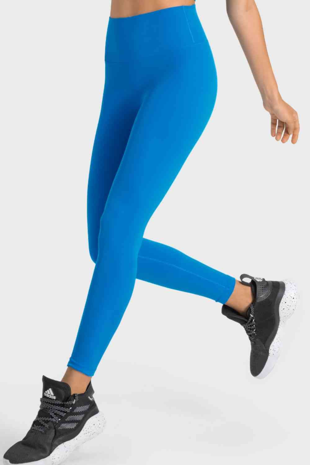 Millennia High-Rise Wide Waistband Yoga Leggings - FitFemme.Shop