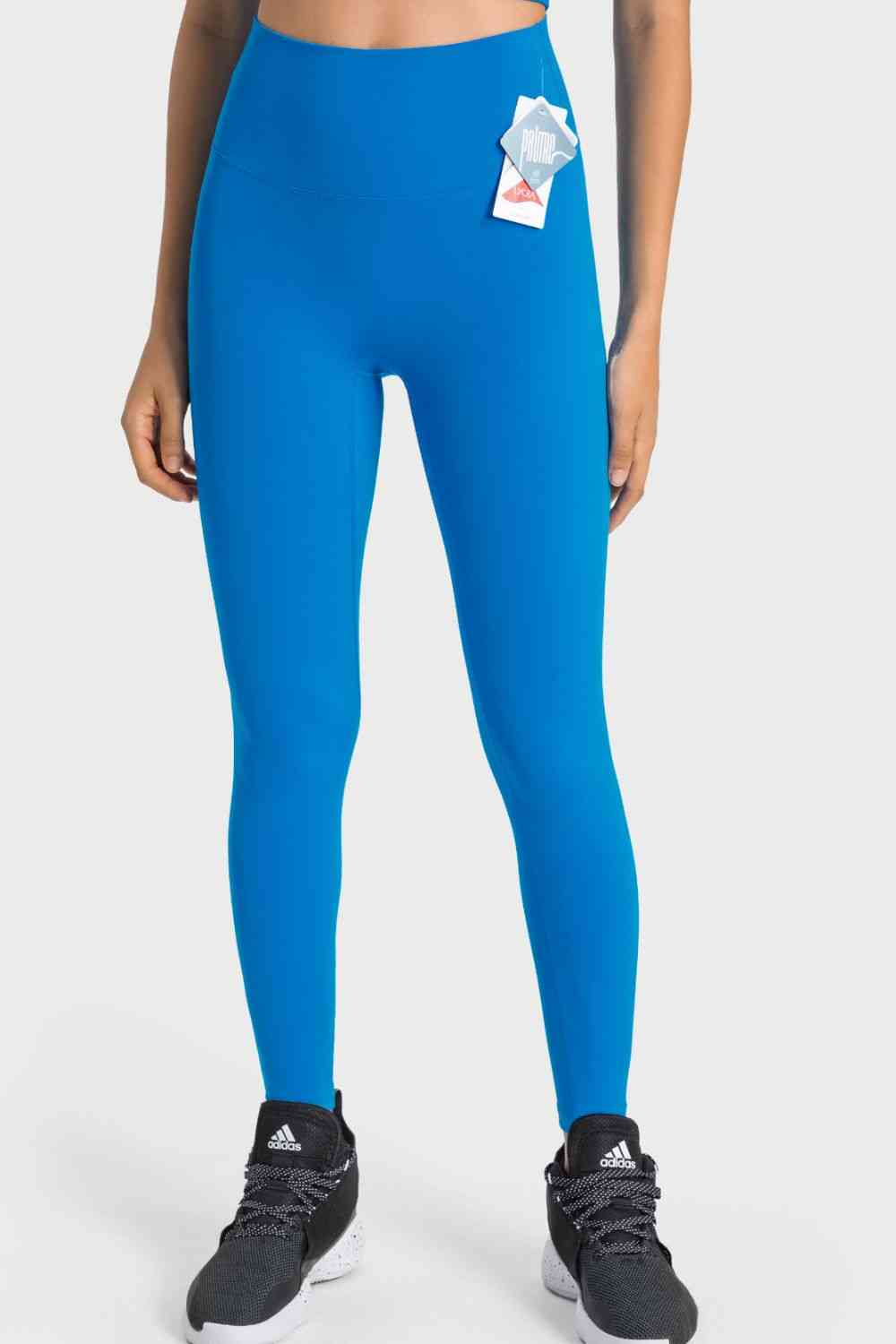 Millennia High-Rise Wide Waistband Yoga Leggings - FitFemme.Shop