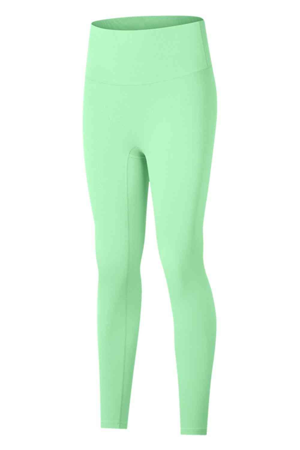 Millennia High-Rise Wide Waistband Yoga Leggings - FitFemme.Shop