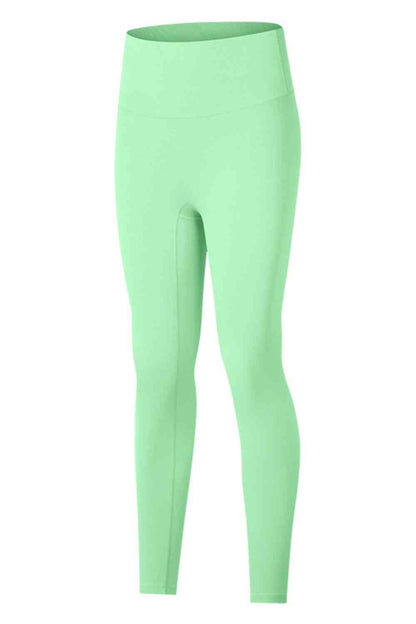 Millennia High-Rise Wide Waistband Yoga Leggings - FitFemme.Shop